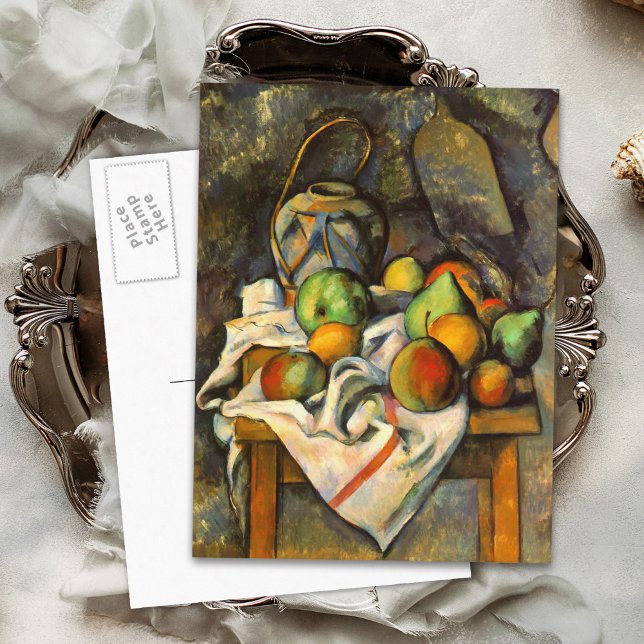 Carte Postale Cezanne Vase Paille Art Vintage (Créateur téléchargé)