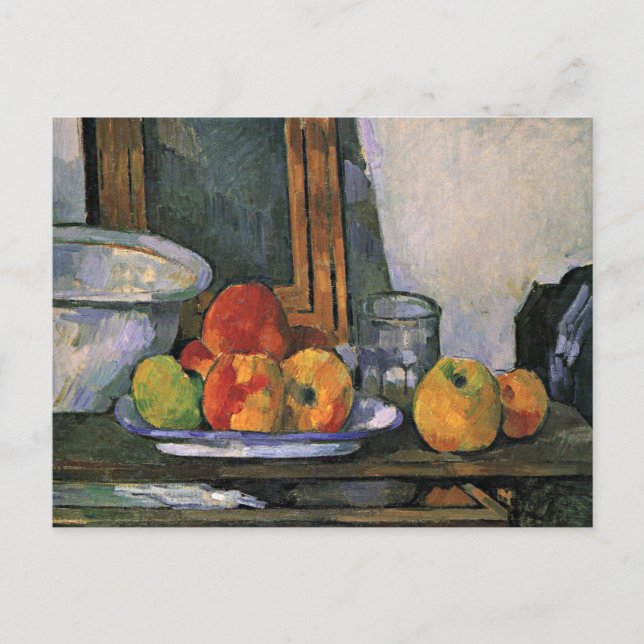 Carte Postale Cézanne - Vie morte avec tiroir ouvert (Devant)