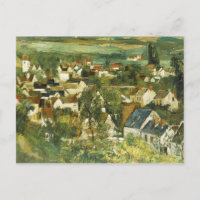 Cézanne vintage Vue panoramique d'Auvers-sur-Oise
