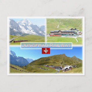 Carte Postale CH Suisse - Chemin de fer Jungfrau