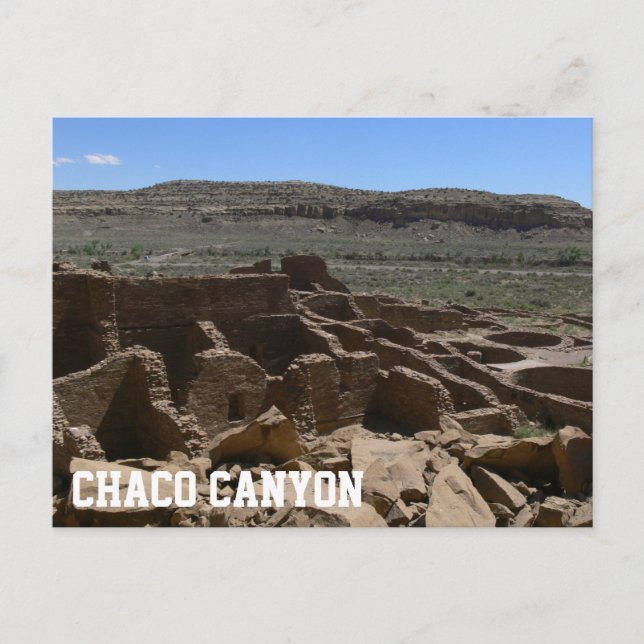 Carte postale Chaco Canyon (Devant)