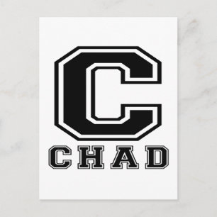 Carte Postale Chad Designs