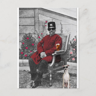 Carte Postale Chah persan de Qajar - Iran