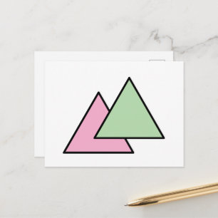 Carte Postale Chaîne à deux triangles