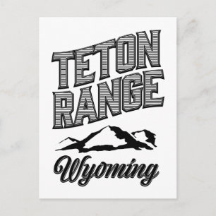 Carte Postale Chaîne Teton, Wyoming