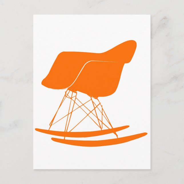 Carte Postale Chaise à bascule en plastique moulé Eames (Devant)