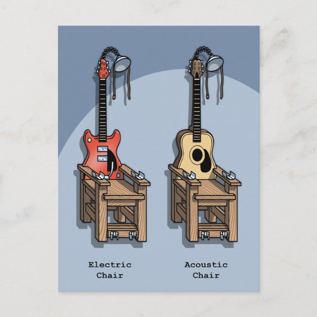 Carte Postale Chaise acoustique (Devant)