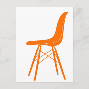 Carte Postale Chaise latérale en plastique moulé Eames