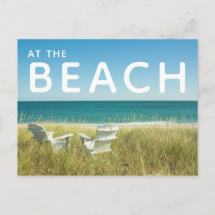 Carte Postale Chaises Adirondack dans les Dunes