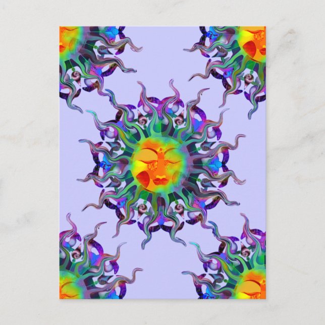 Carte postale Chakra Sun Light (Devant)