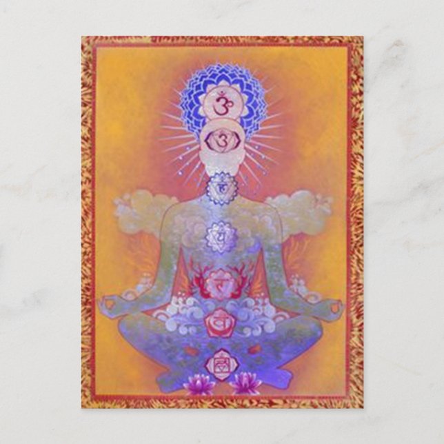Carte postale CHAKRA SYSTEM (Devant)