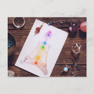 Carte Postale chakras et équilibre