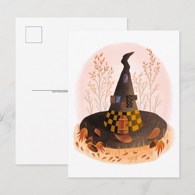 Carte postale Chalet Casquette sorcier (Devant / Derrière)