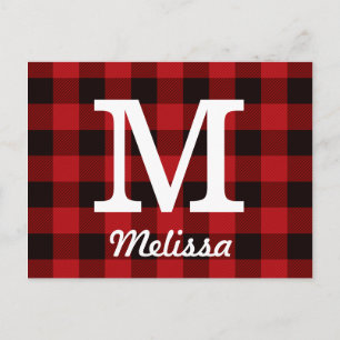 Carte Postale Chalet primitif Bison rouge Boeuf plat