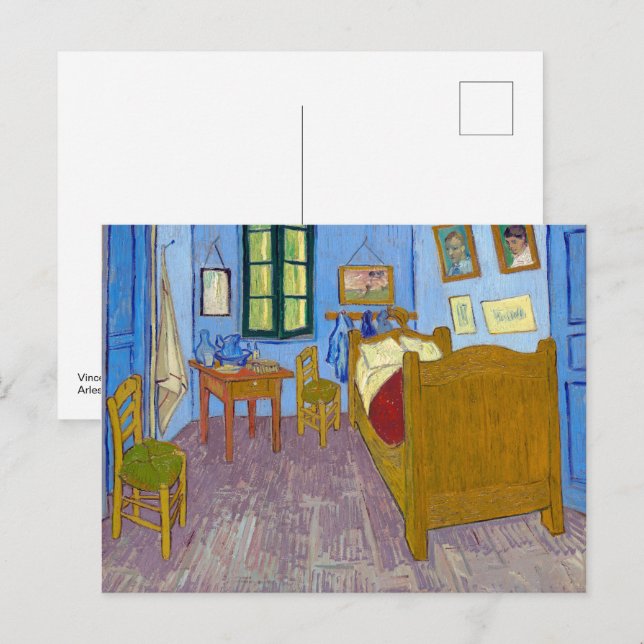 Carte Postale Chambre de Vincent à Arles | Van Gogh | (Devant / Derrière)