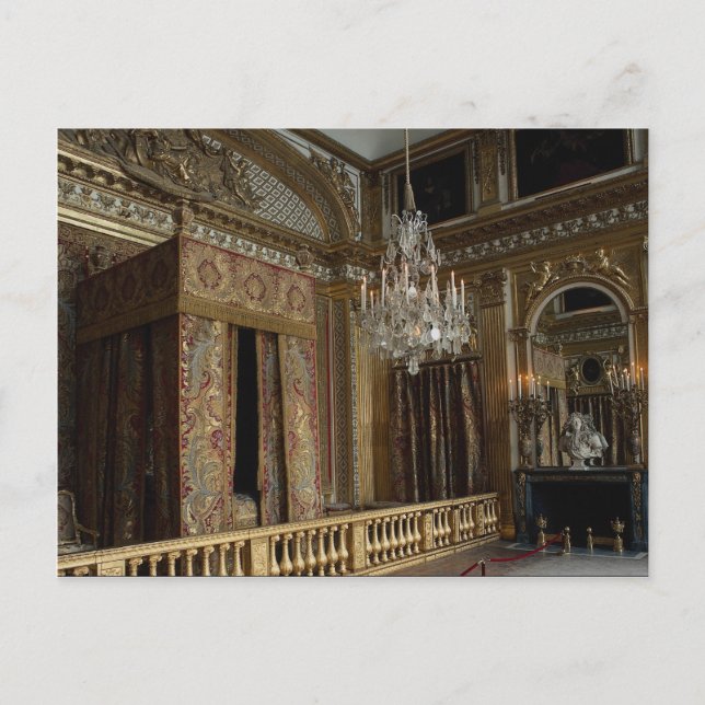 Carte Postale Chambre du roi, Palais de Versailles, France (Devant)