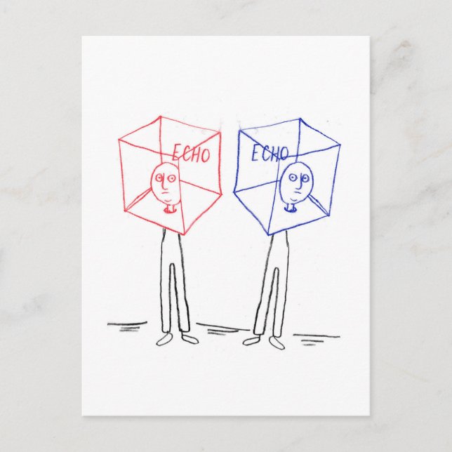 Carte Postale Chambre Echo (Devant)