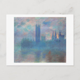 Carte Postale Chambres du Parlement (Londres), Monet