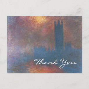 Carte Postale Chambres du Parlement, Londres par Monet, Merci