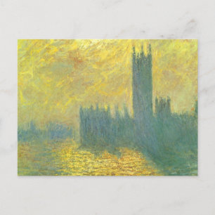 Carte Postale Chambres du Parlement, Stormy Sky par Claude Monet