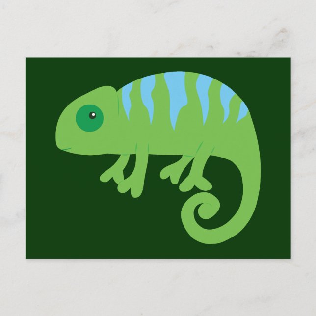 Carte Postale Chameleon (Devant)