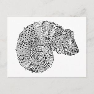 Carte Postale Chameleon 2 inspiré