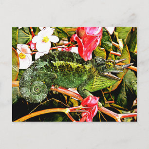 Carte Postale Chameleon Charisma