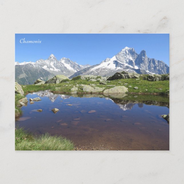 Carte Postale Chamonix Alpes (Devant)