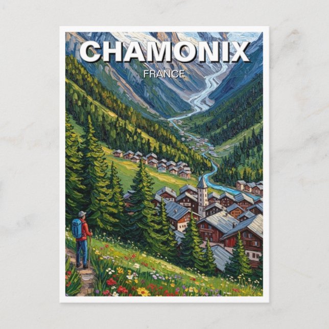 Carte Postale Chamonix France Mont Blanc (Devant)