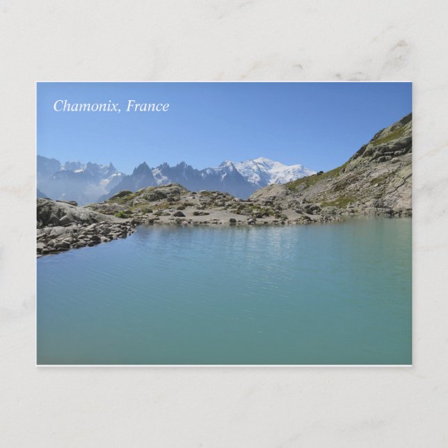 Carte postale Chamonix Mont Blanc Alpes françaises (Devant)