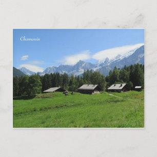 Carte Postale Chamonix Mont Blanc Alpes françaises