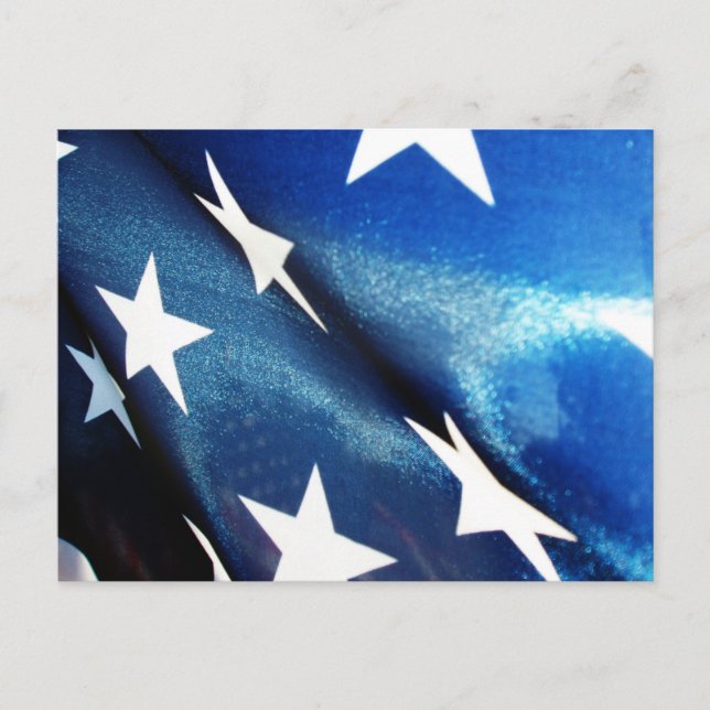 Carte Postale Champ bleu (Devant)