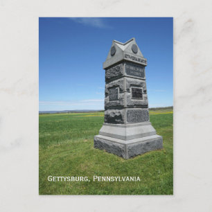 Carte Postale Champ de bataille de Gettysburg