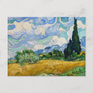 Carte Postale Champ de blé Vincent Van Gogh