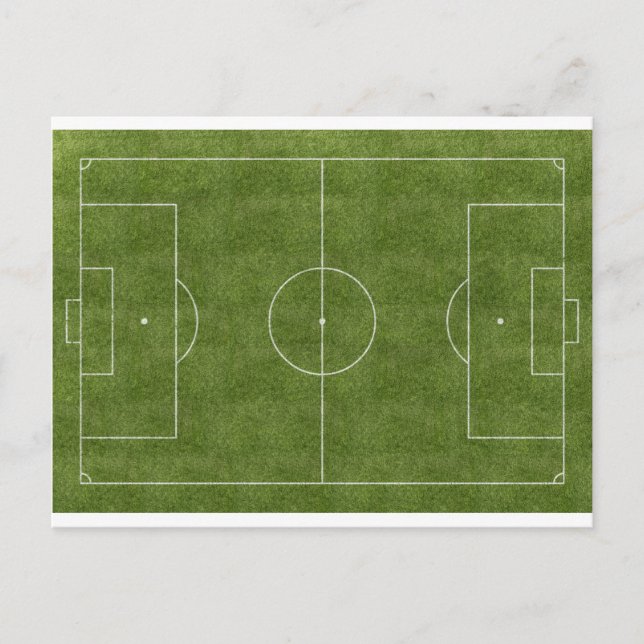 Carte Postale Champ de football (Devant)