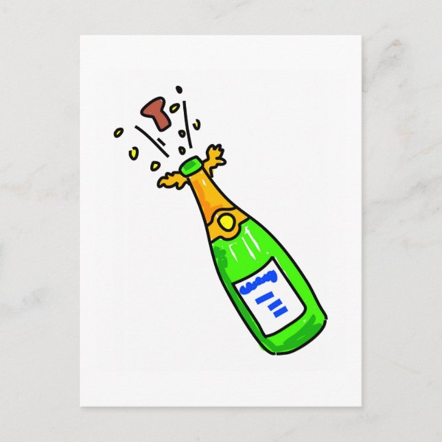 Carte Postale champagne (Devant)