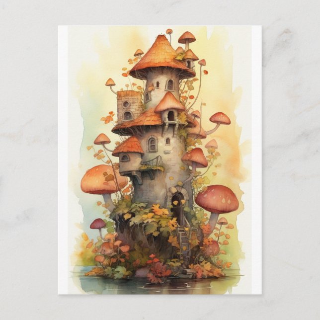 Carte Postale champignon (Devant)