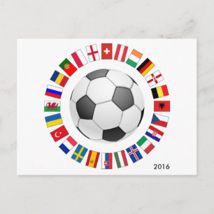 Carte Postale Championnat d'Europe de football 2016