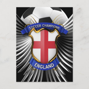 Carte Postale Champions de football anglais