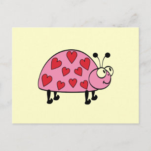 Carte Postale Chance Coeur Bug Tshirts et cadeaux