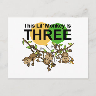 Carte Postale Chandails et cadeaux pour le 3e anniversaire des s