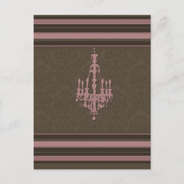 Carte Postale Chandelier français (Devant)