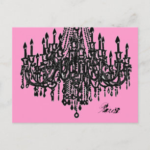 Carte postale Chandelier parisien