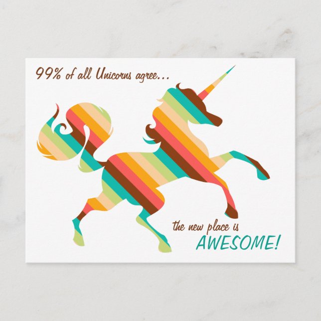 Carte postale Changement d'adresse (Devant)