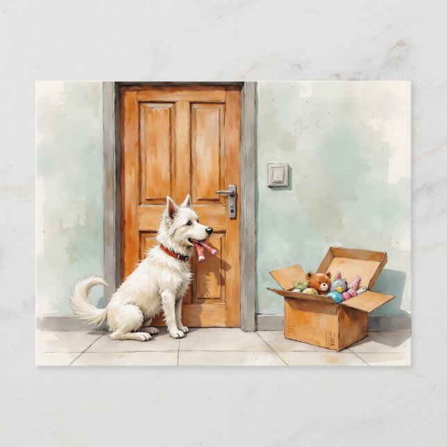 Carte Postale Changement d'adresse amusant de la part de White D (Devant)