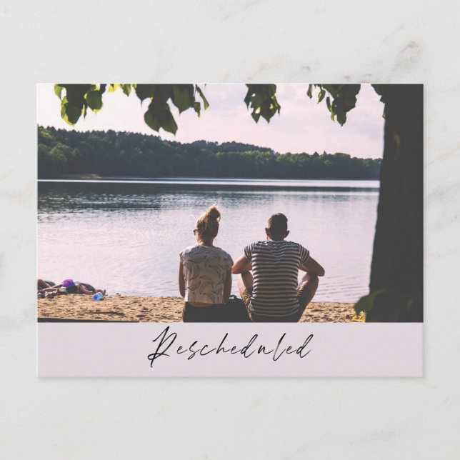Carte Postale Changement de date du Mariage de la vue du lac rep (Devant)