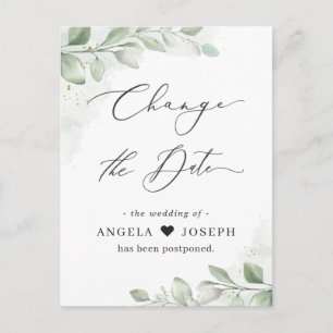 Carte Postale Changement de date Plan Eucalyptus Verdure Succule