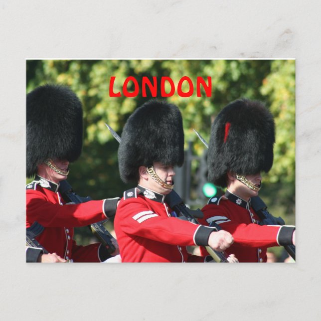 Carte Postale Changement de la Garde Londres (Devant)