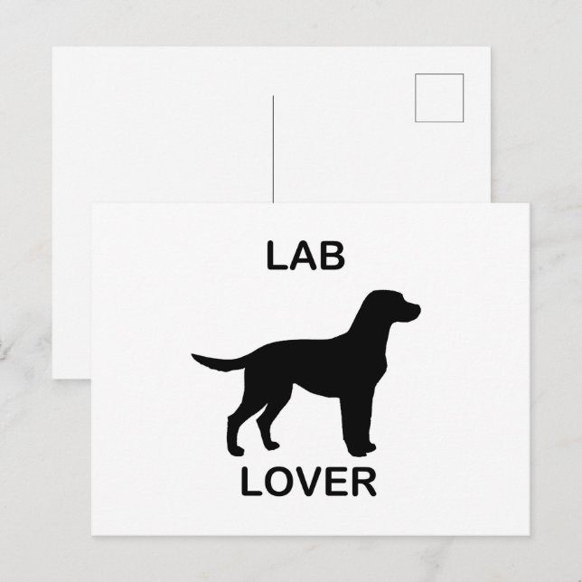 Carte Postale changement de laboratoire (Devant / Derrière)