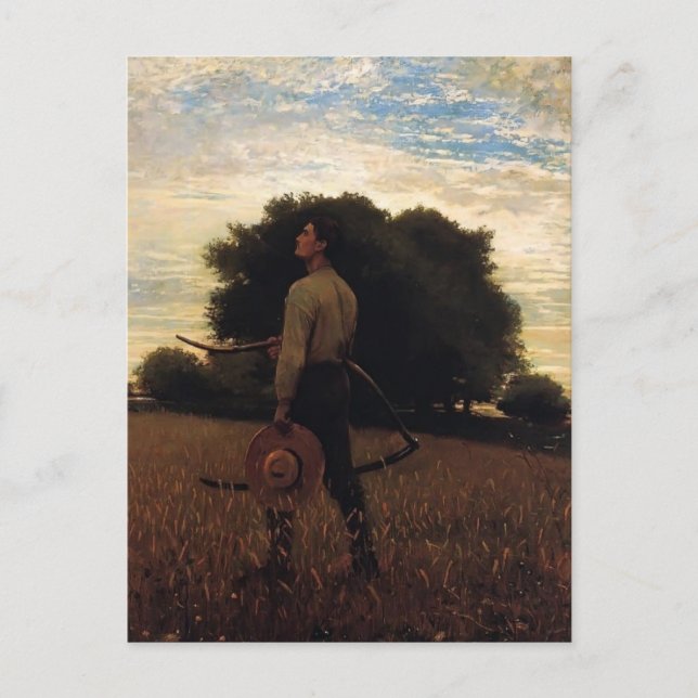 Carte Postale Chanson de la Lark par Winslow Homer (Devant)